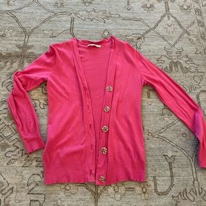 Pink Cardigan Sweater